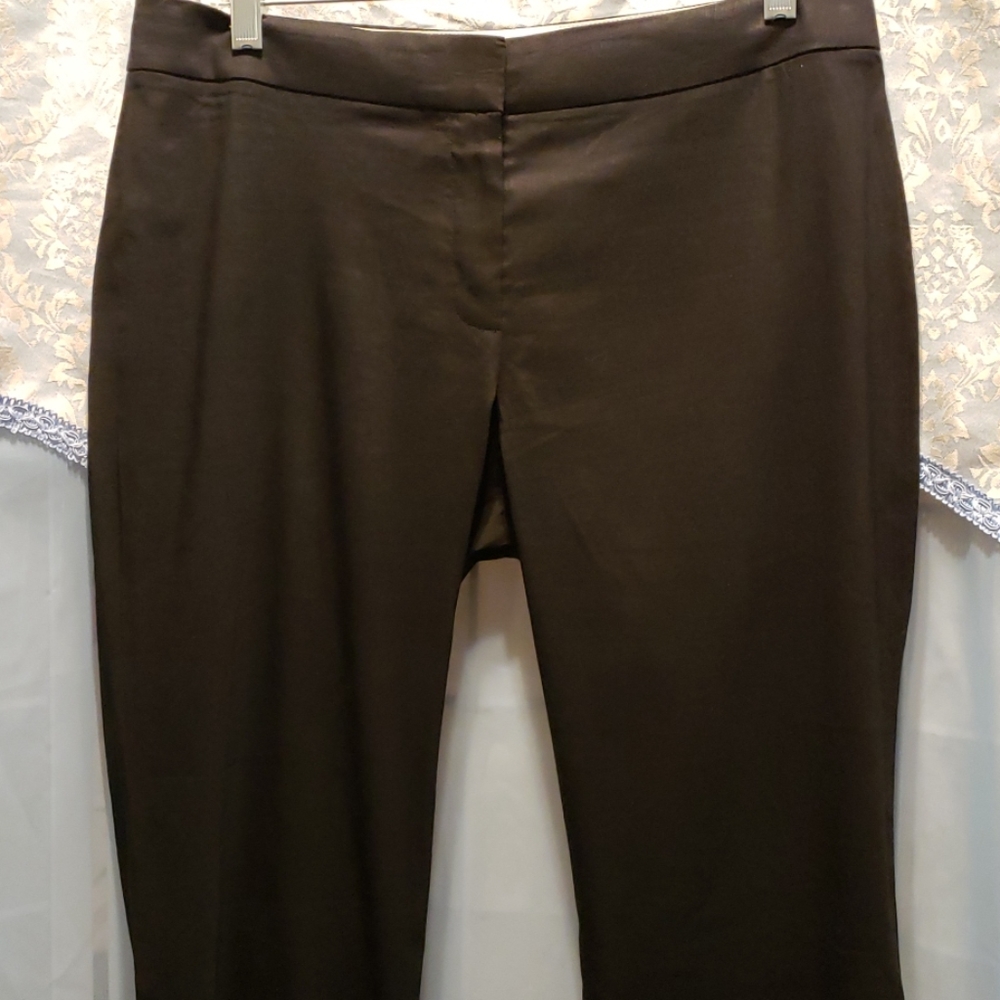 ELIE TAHARI LINEN/RAYON/VISCOSE PANTS SZ 33W